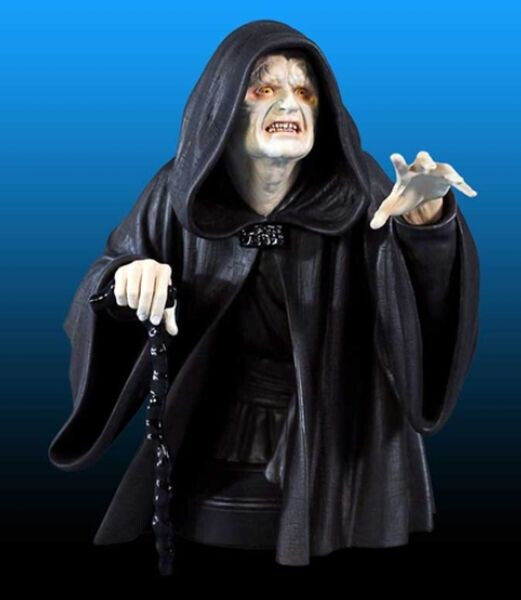 Gentle Giant Star wars Le retour du Jedi Empror palaptine 1/6 buste 1200 ex Neuf