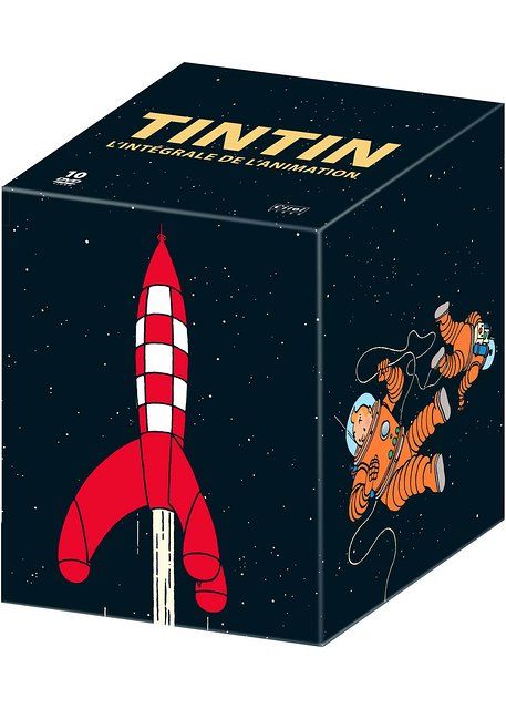 Tintin : l'intégrale l'animation Édition Limitée 9 X DVD Coffret , la série et des Longs métrages