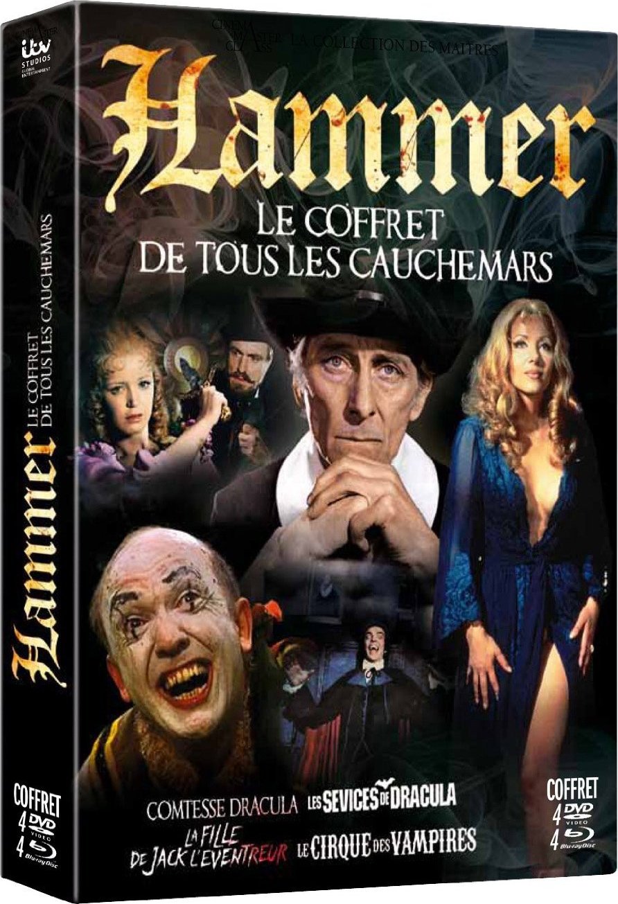 Hammer Blu-ray  4 films Le Coffret de tous les Cauchemars 2014