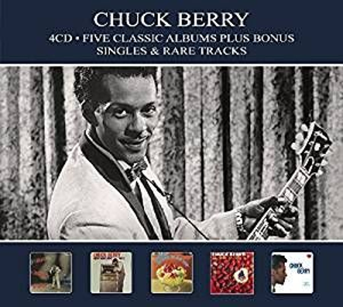 Chuck Berry - Cinq albums classiques plus des singles bonus et des titres rares 4 X CD