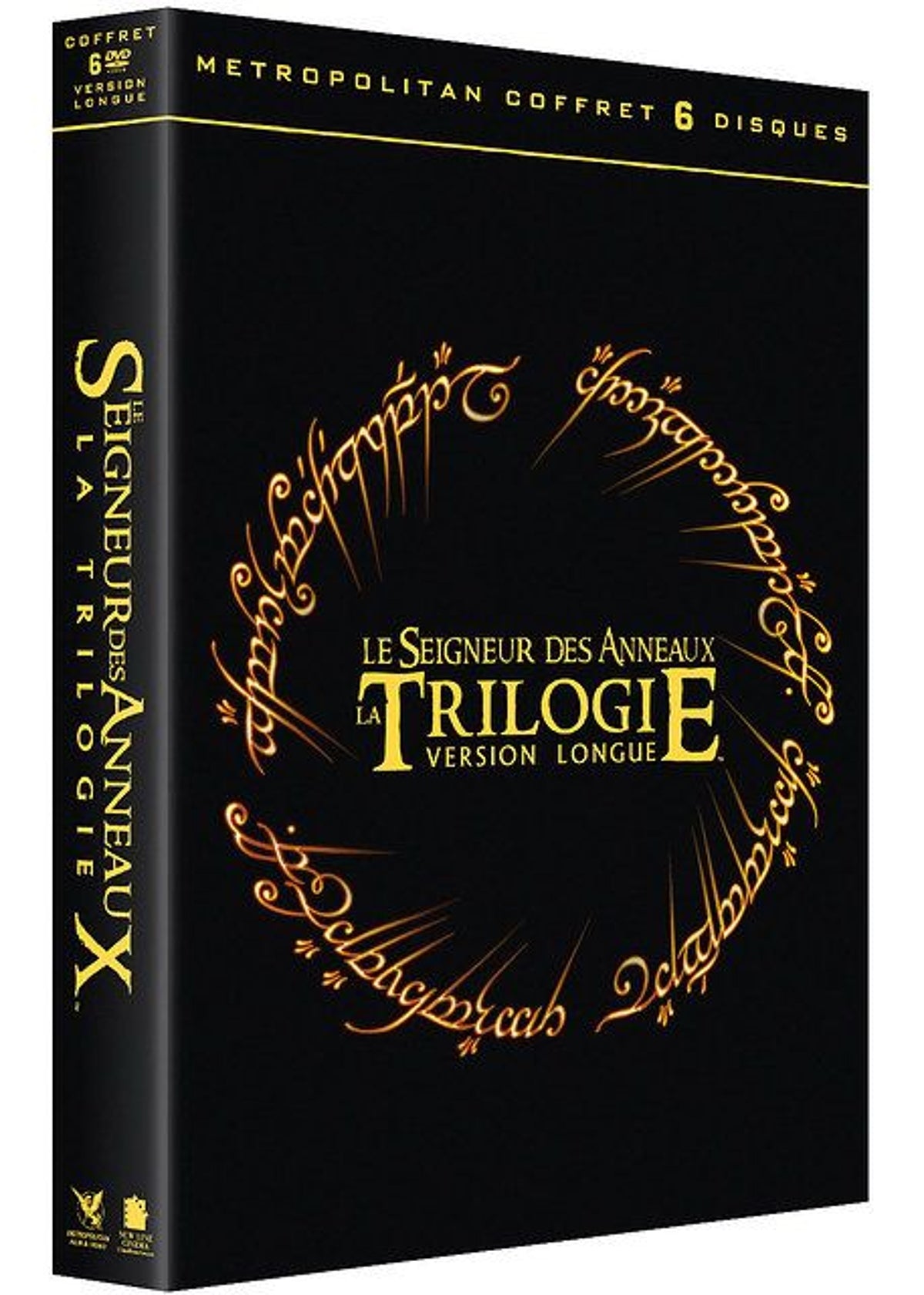 Coffret DVD trilogie Le Seigneur des Anneaux Version Longue, 3 Films