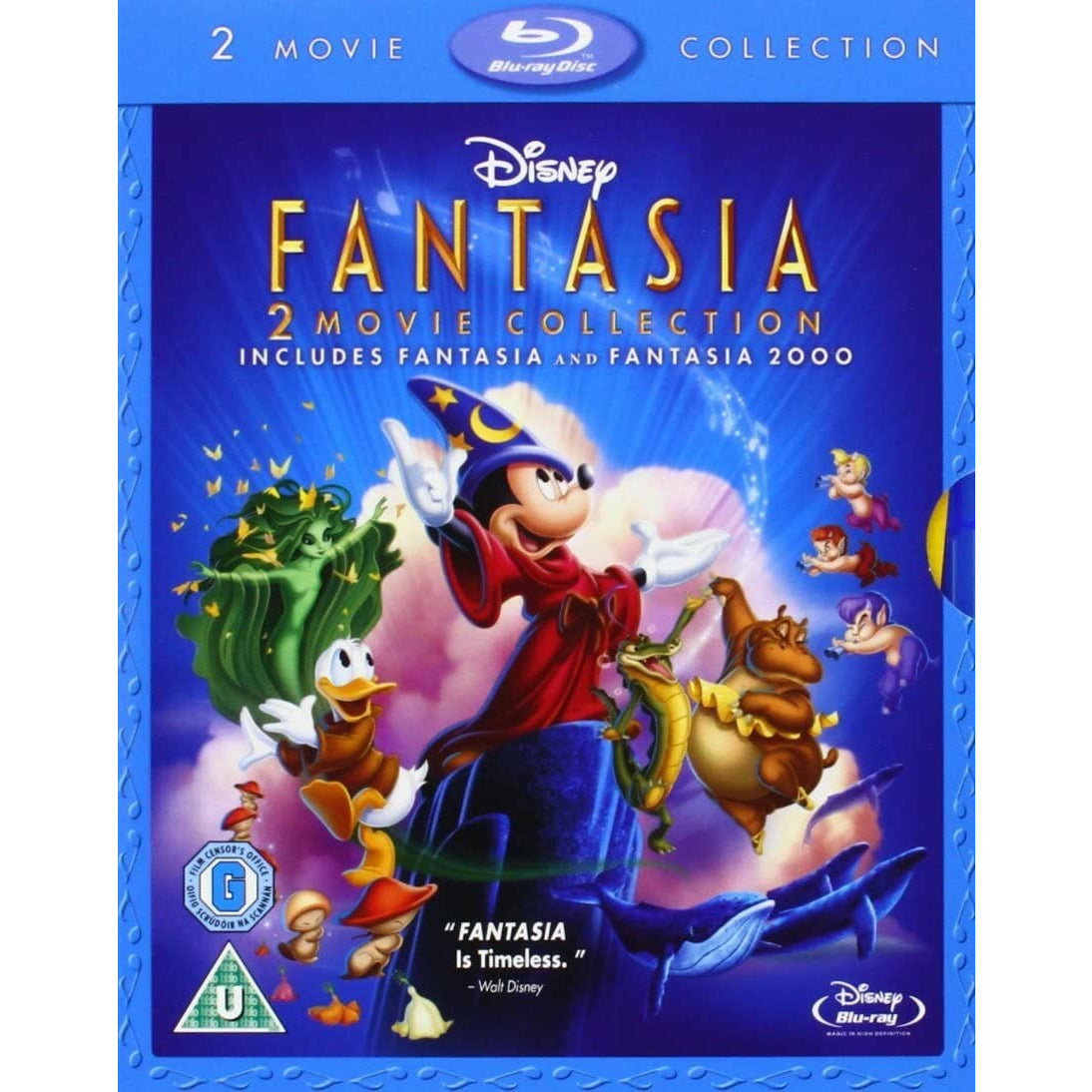 Fantasia / Fantasia 2000 Blu-ray Blu-ray 2-Movie [UK Import] Version Originale