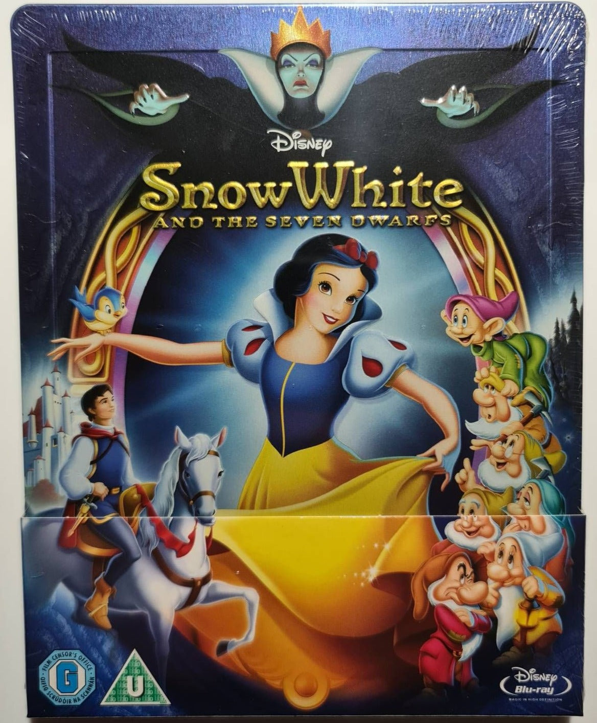 Blanche-Neige et les sept nains Blu-ray SteelBook Débossé Disney Zavvi limit Libre