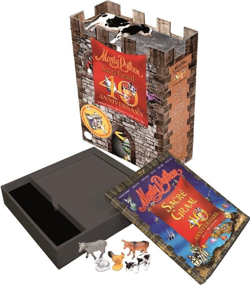 Monty Python sacré Graal Édition limitée 40ème Anniversaire-Coffret château Fort et catapulte