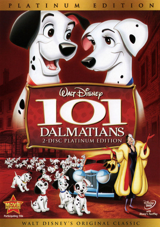 101 Dalmatiens DVD Édition platine  Walt Disney 2008 US Collection  ___Région 1 __  VF