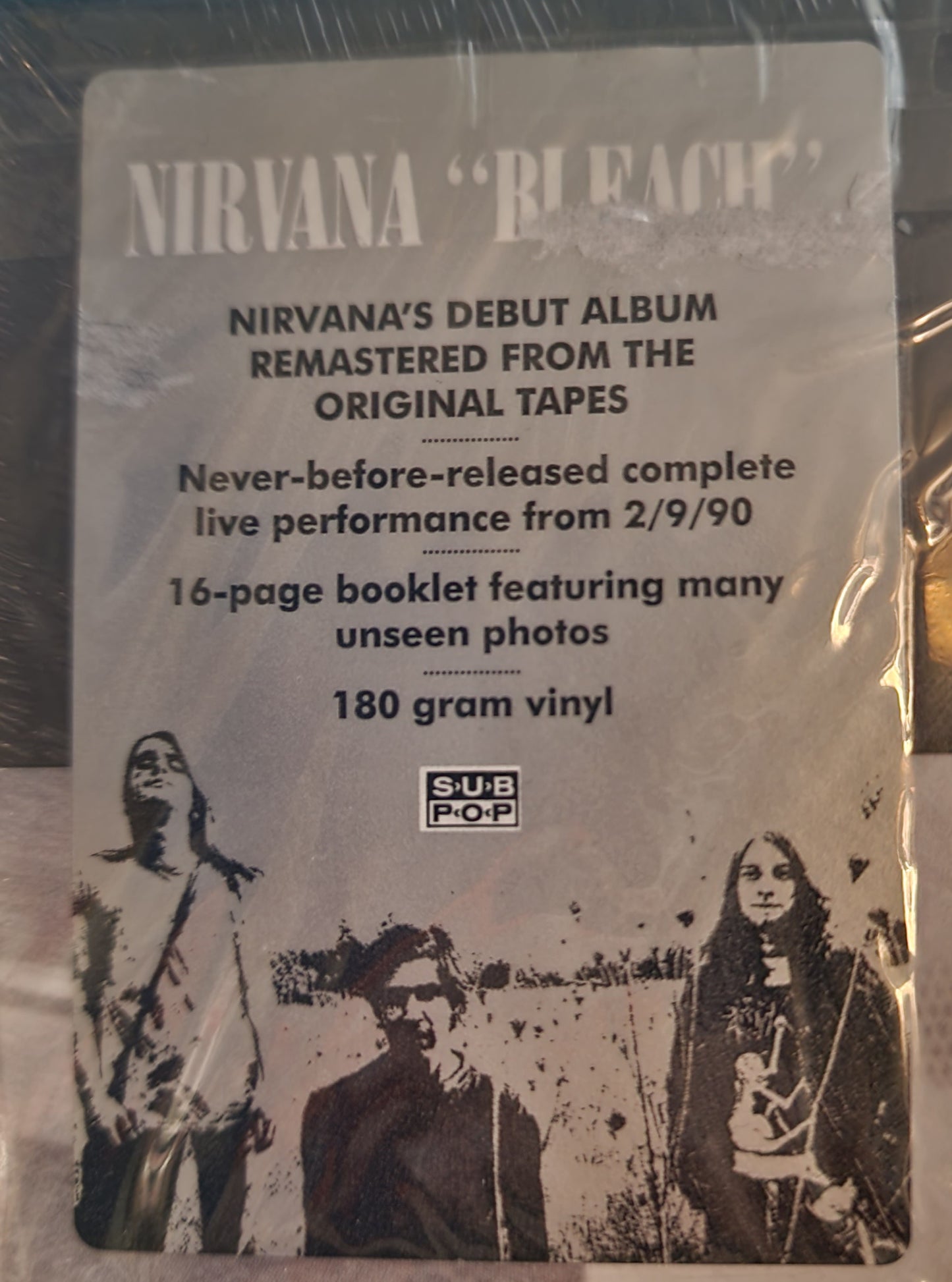 Nirvana : Bleach  2 x Vinyle, LP, Album, Réédition, Remasterisé, 180 g