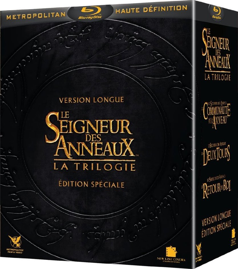 Le Seigneur des Anneaux 15 disques  Blu-ray coffret Trilogie Version Longue - Édition spéciale