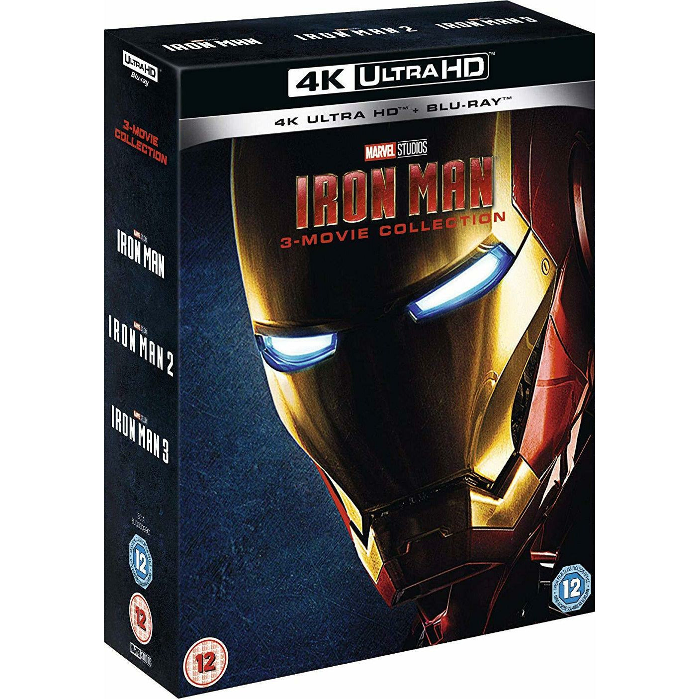 Iron Man :4K Ultra HD Blu-ray Collection 3 films en   [UK Import] Région libre