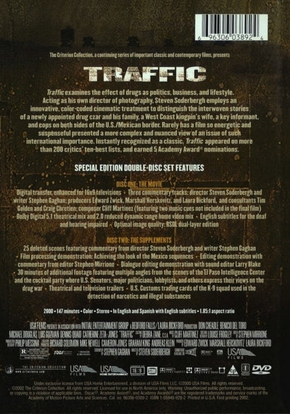 Traffic DVD Criterion Collection 2002 _Région 1 __  V0