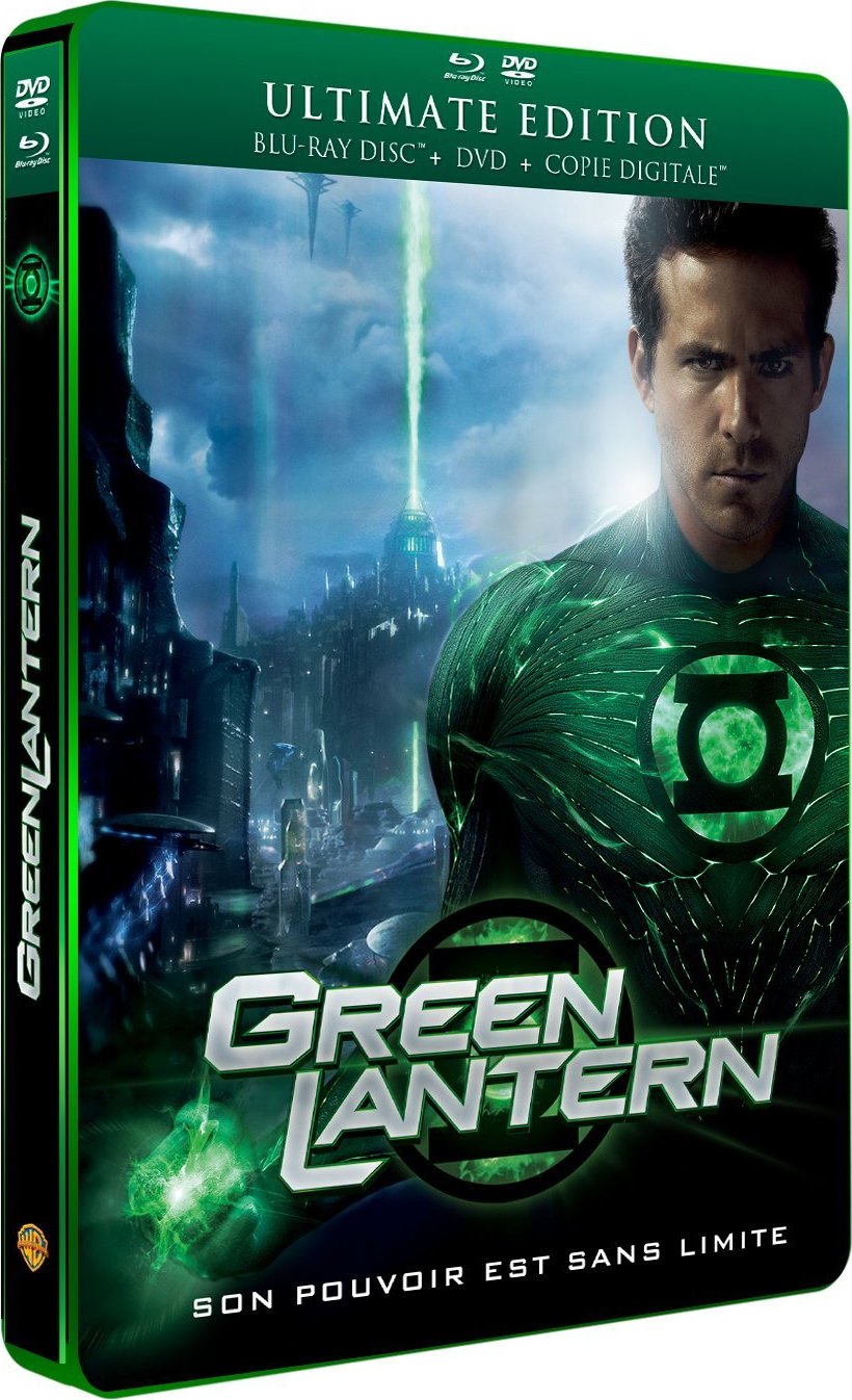 Green Lantern SteelBook Blu-ray 2012  Blu-ray + DVD Ultimate Edition Region B