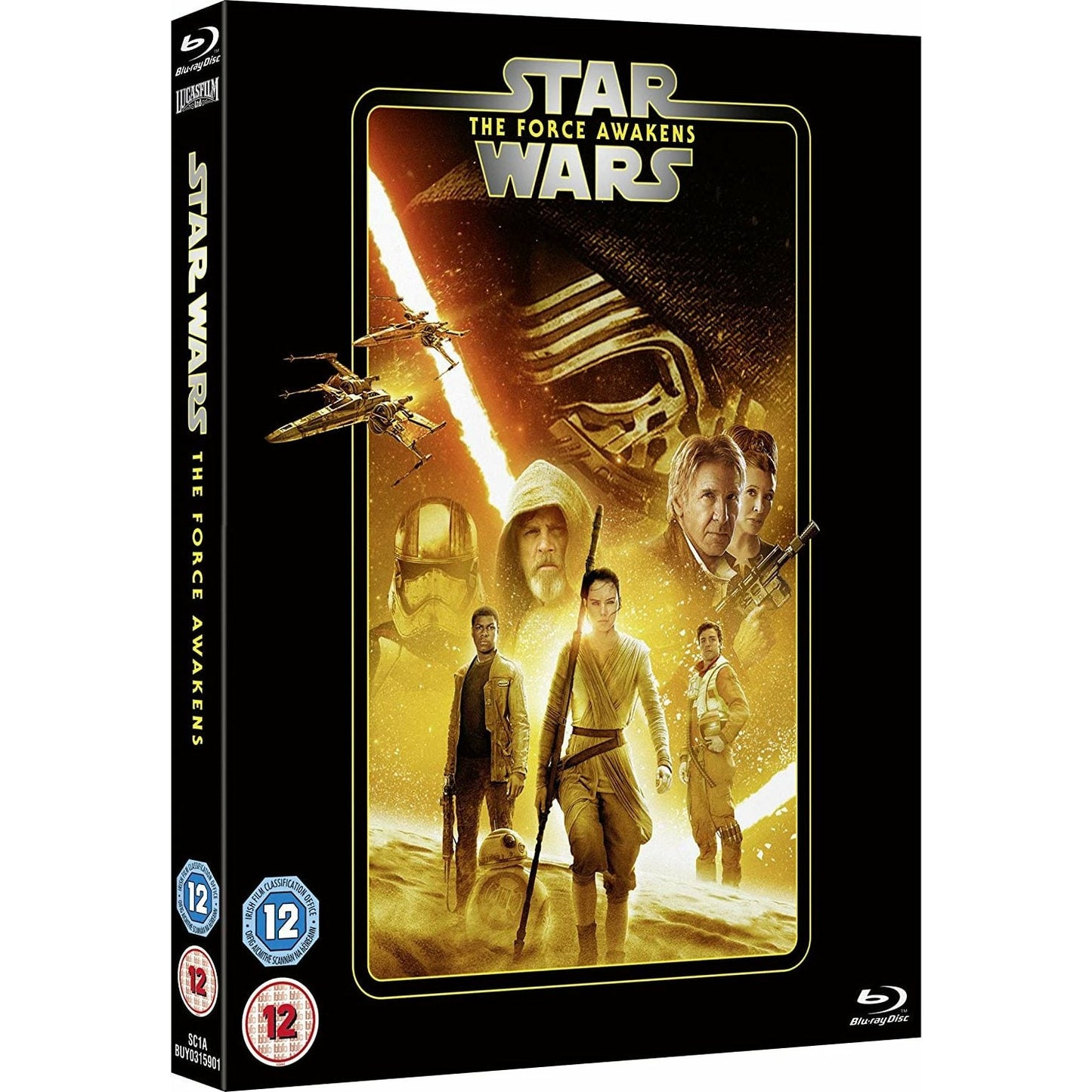 Star Wars, épisode VII : Le Réveil de la Force Blu-ray [UK Import]  Version Française