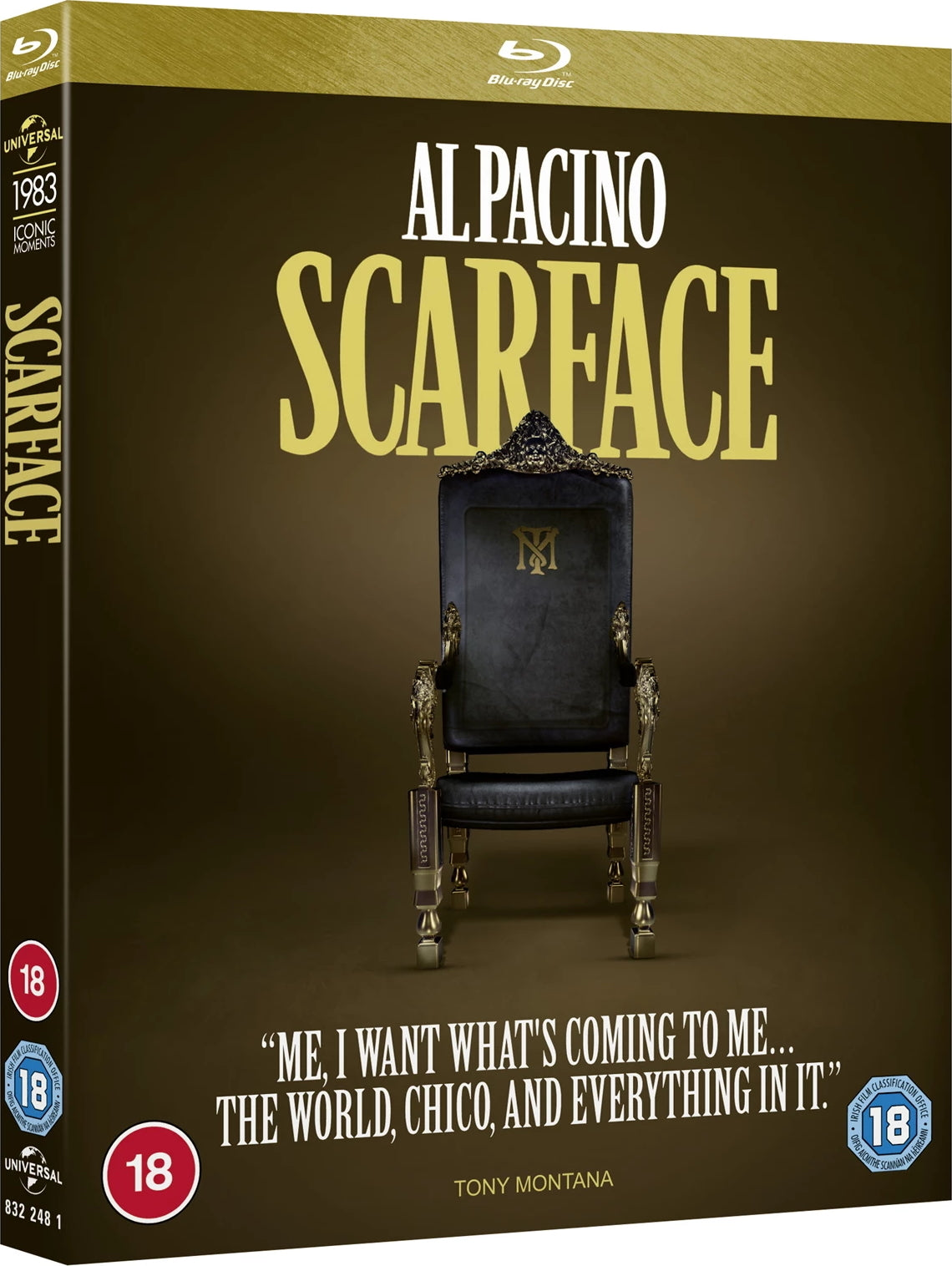 Scarface Blu-ray Exclusivité HMV / Moments emblématiques Zone Free __  VF