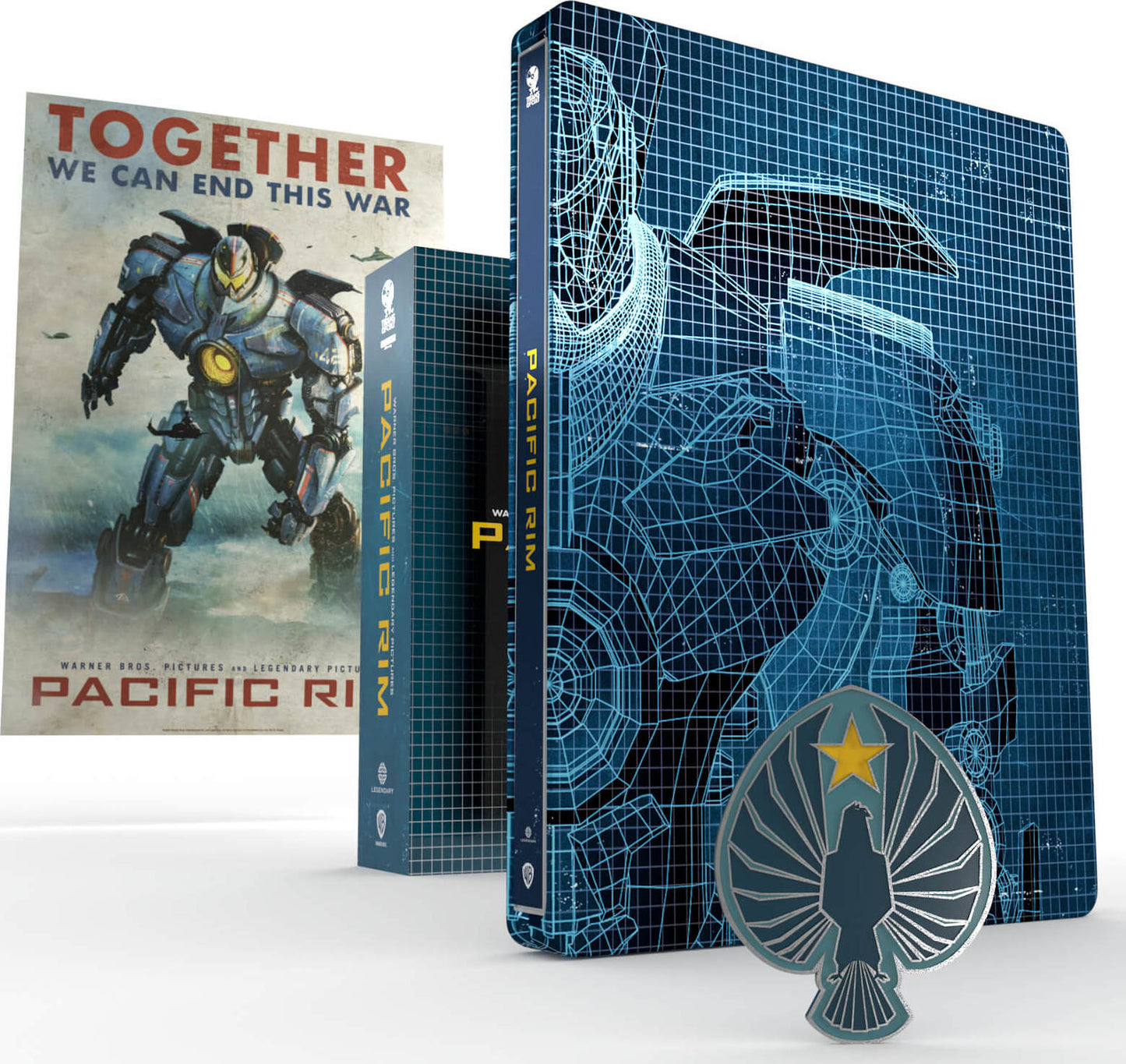 Pacific Rim 4K Ultra HD Blu-ray + Blu-ray SteelBook Titans of Cult Zone B