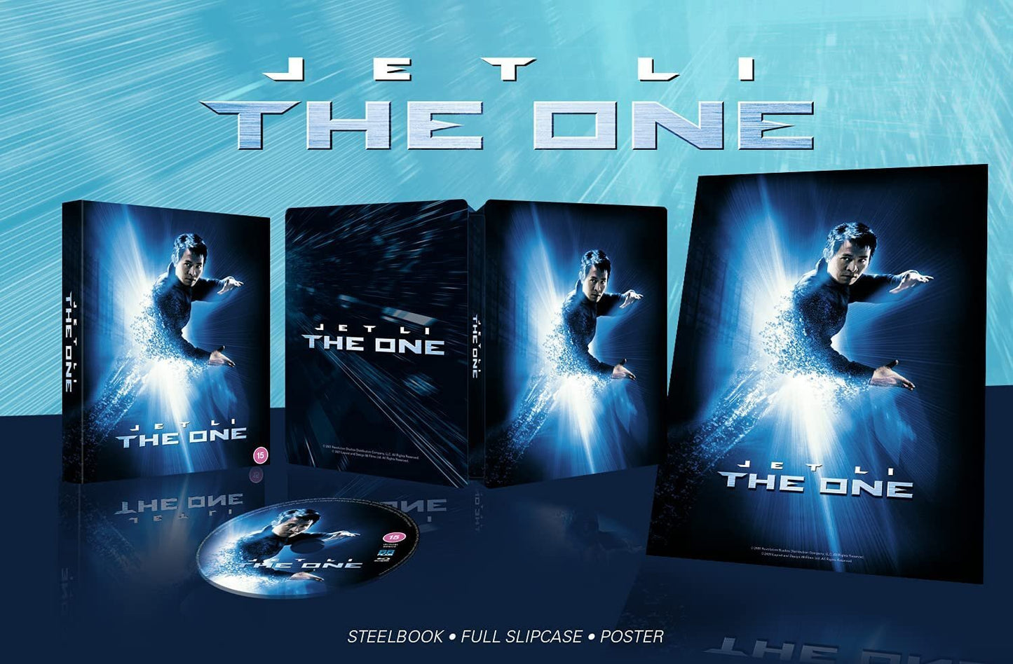 The One  Blu-ray  SteelBook Jet Li  Jason Statham  2001  James Wong 2021 Zone B