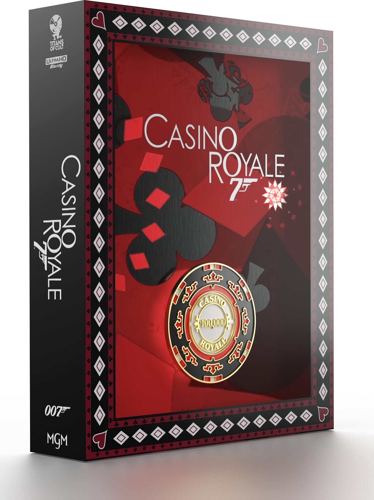 Casino Royale 4K Ultra HD Blu-ray +Blu-ray SteelBook Titans of Cult Zavvi Zone B