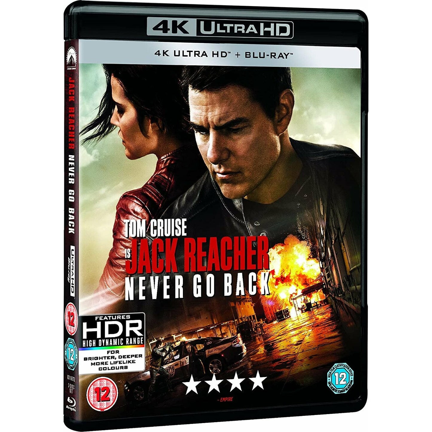 Jack Reacher : Never Go Back 4K Ultra HD + Blu-ray [UK Import]  Version Française