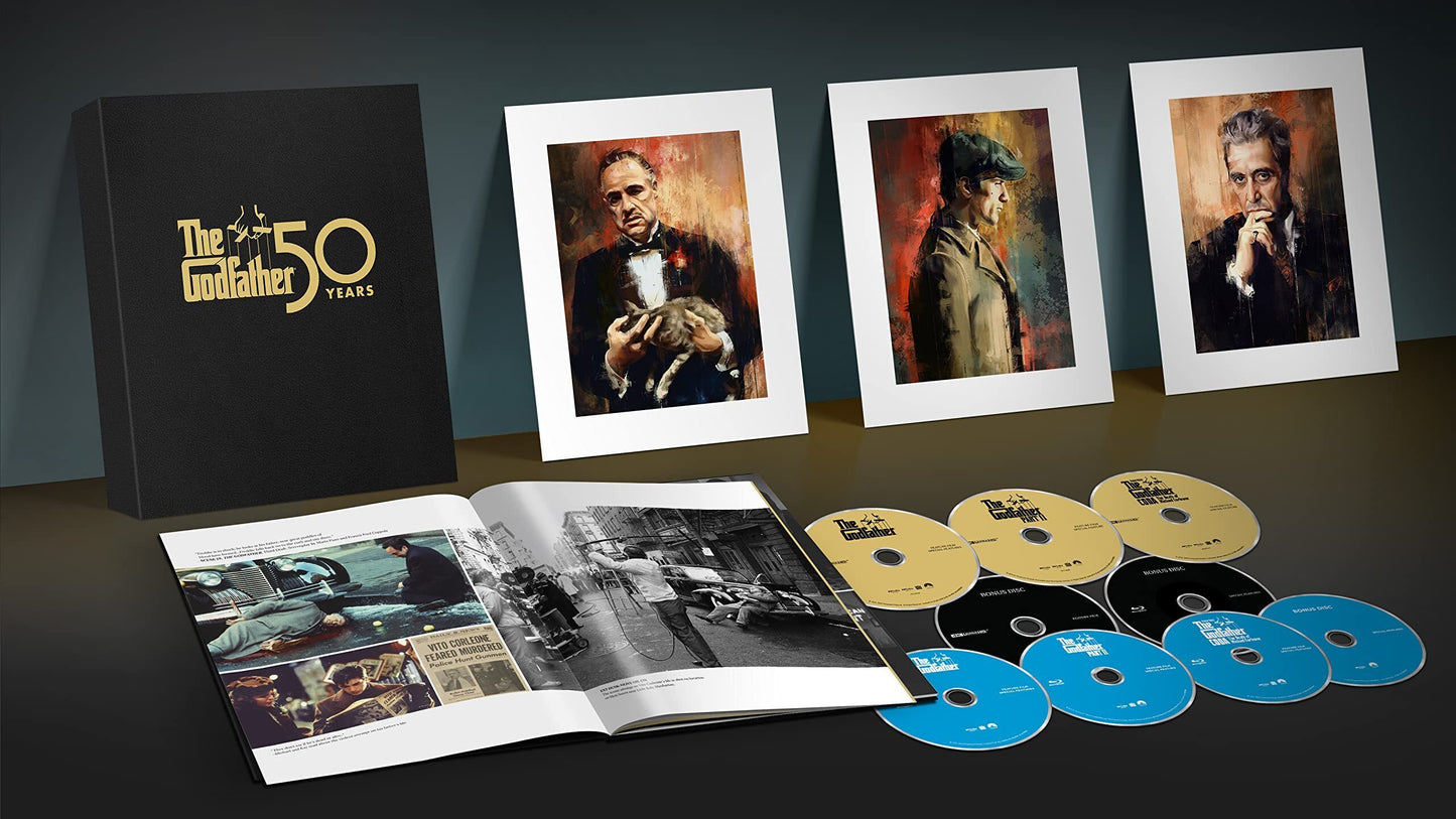 Le Parrain "The Godfather Trilogy" 4K Ultra HD + Blu-ray Deluxe Collector's  B