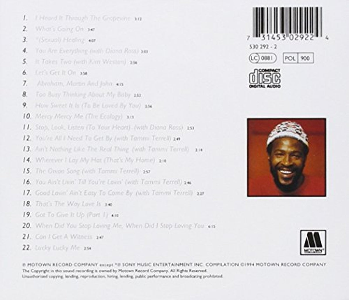 The Very Best Of Marvin Gaye Marvin Gaye    CD, Album