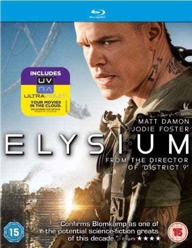 Elysium Blu-ray  Masterisé en 4K [UK Import] Version Française  Sans région