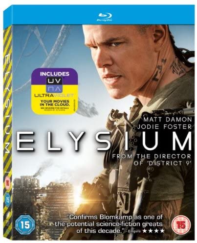 Elysium Blu-ray  Masterisé en 4K [UK Import] Version Française  Sans région