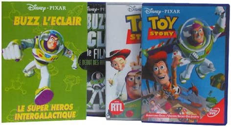 Coffret Buzz l'éclair Toy Story 1  Toy Story 2 Buzz l'éclair Coffret DVD 2001