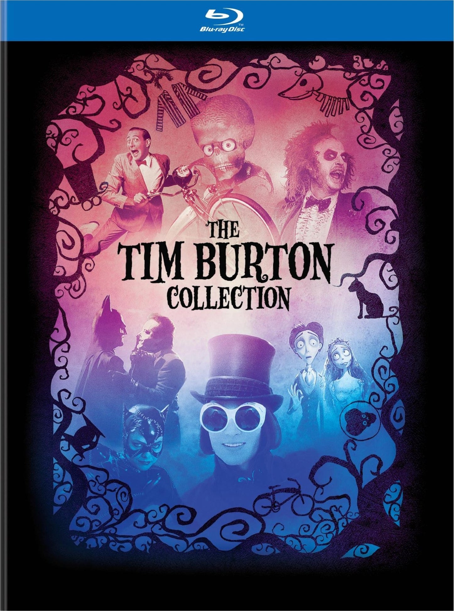 Tim Burton Collection Blu-ray 7 films avec livre US import Zone libre ____FR