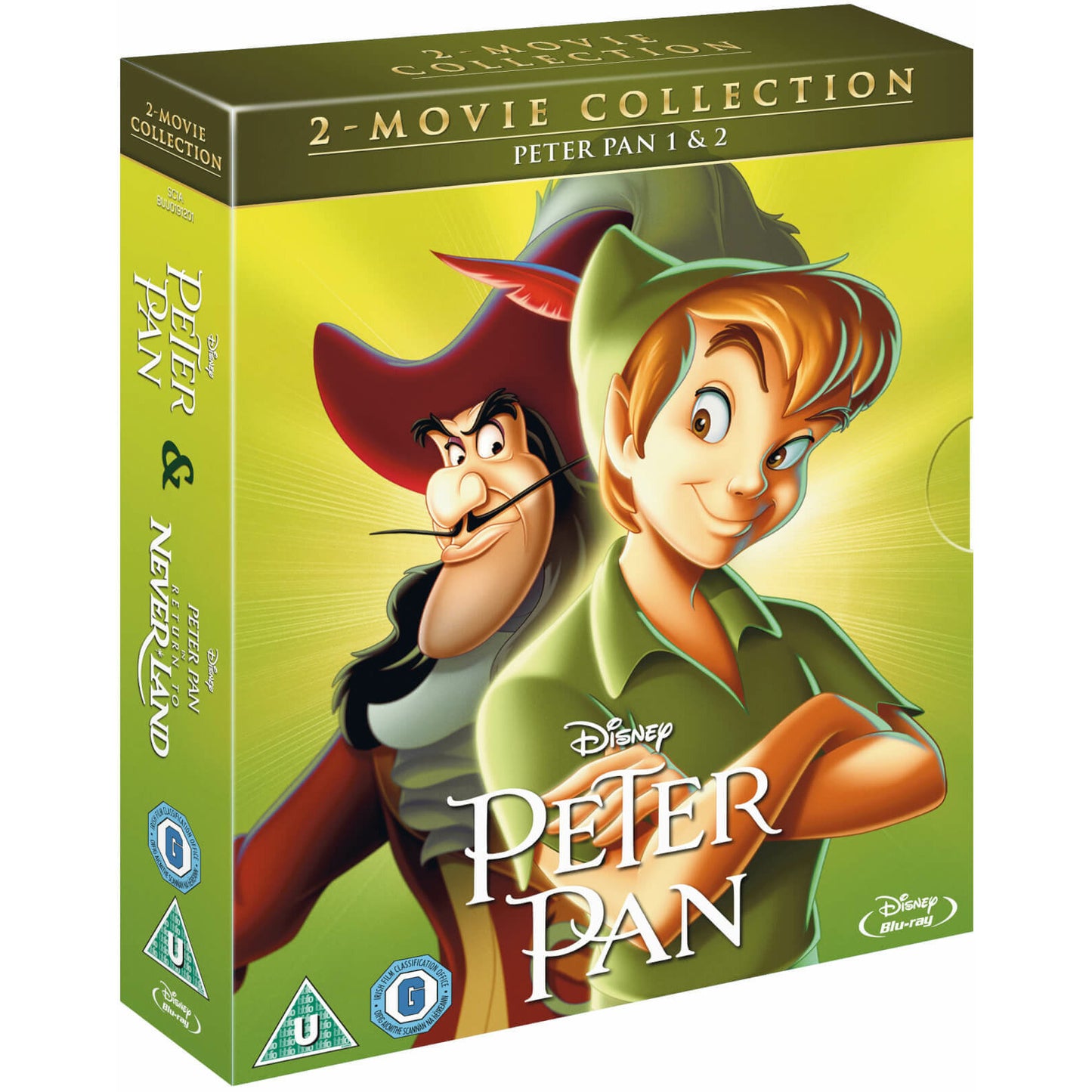 Peter Pan/Pan 2 : Retour au Pays imaginaire (Collection 2 films)  Blu-ray VF [UK Import]  Sans région