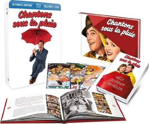 Singin' in the Rain Blu-ray MetalPak Chantons sous la pluie 2012 Gene Kelly  B