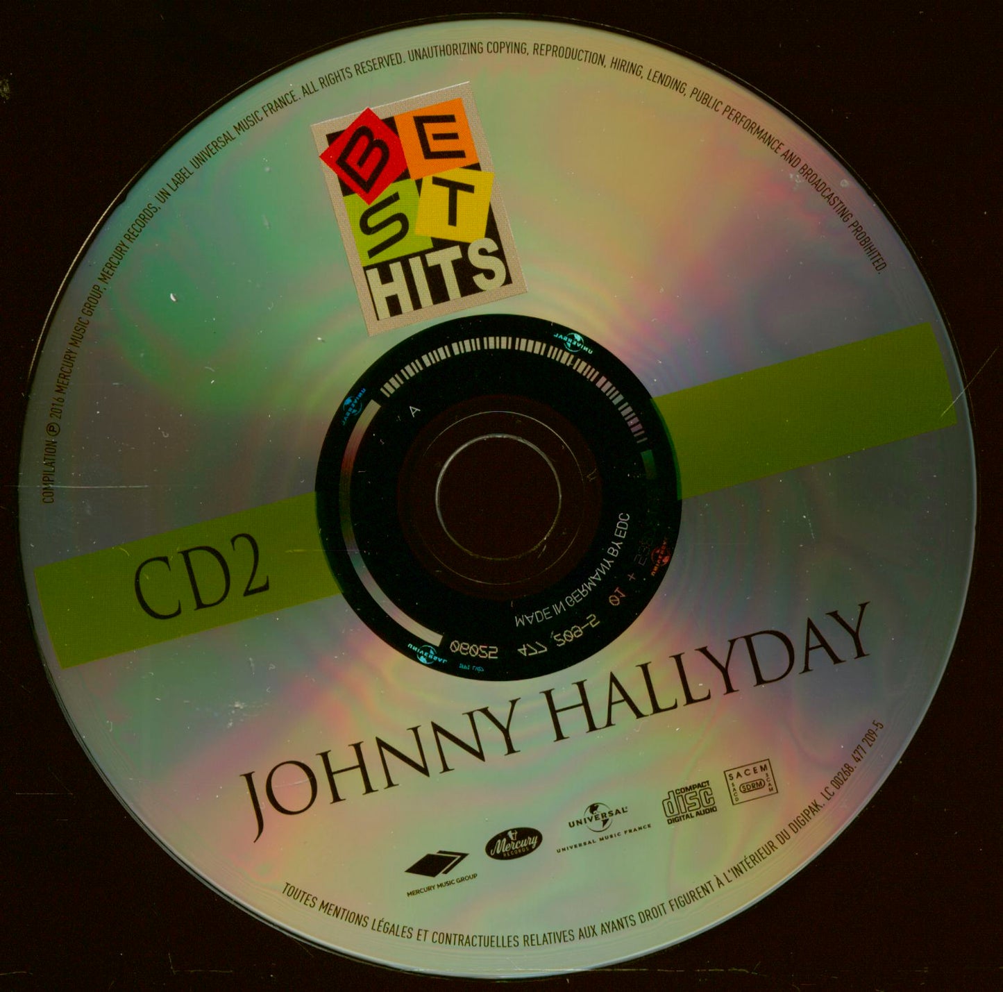 Johnny Hallyday 3 CD albums classiques