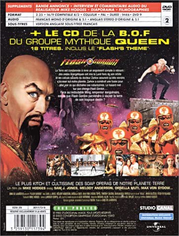 Flash Gordon DVD  Collector DVD + CD  2003_Région 2__ VF