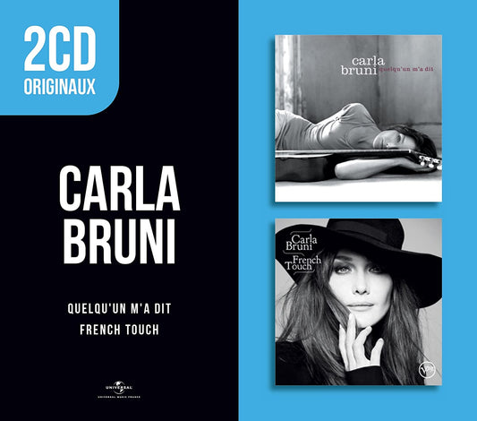 Carla Bruni  2 X CD   Originaux Quelqu'un m'a Dit/French Touch