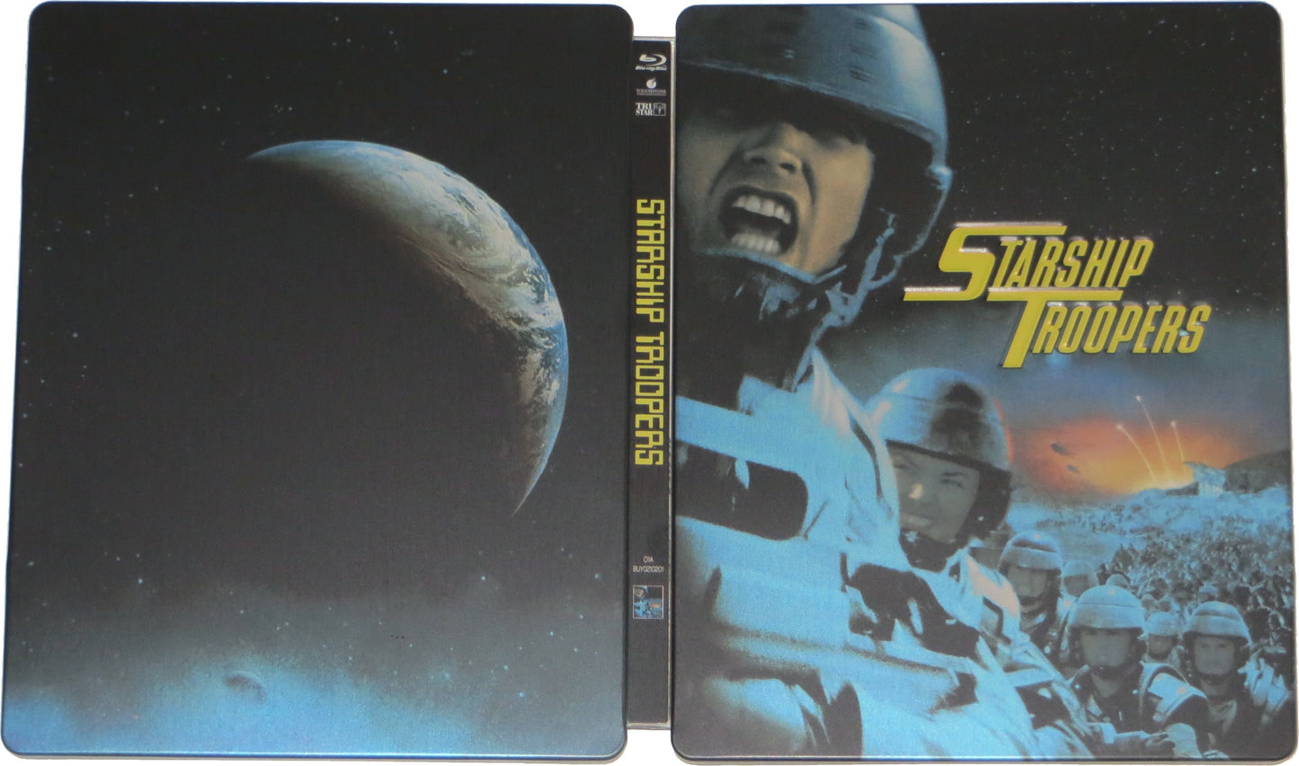 Starship Troopers Blu-ray SteelBook Débossé Disney Zavvi Édit limité Libre[-18]