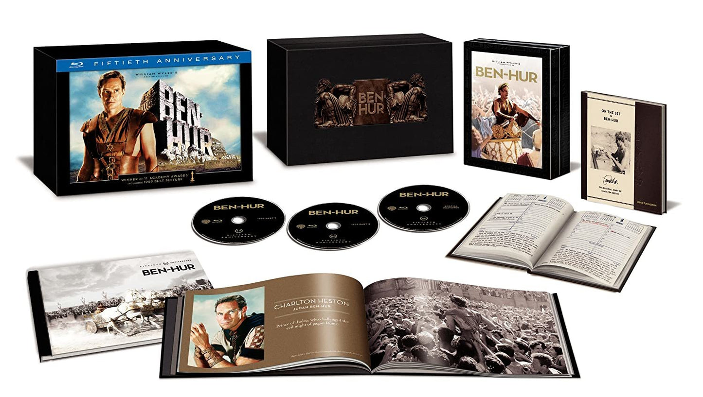 Ben-Hur Blu-ray Édition Collector Ultime Coffret 2011 Region Libre VF