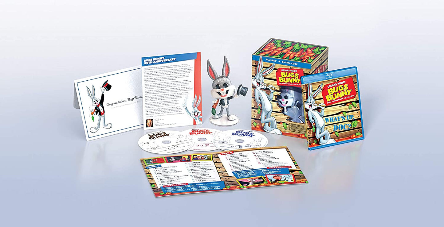 Bugs Bunny 3xBlu-ray Collection du 80e anniversaire  Édition limitée Zone Free Fr