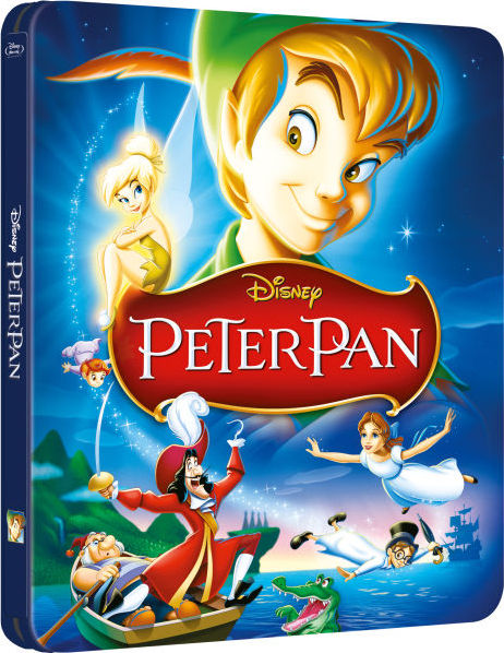 Peter Pan Blu-ray SteelBook Débossé Zavvi Edit Limitée Disney Collection Zone Libre