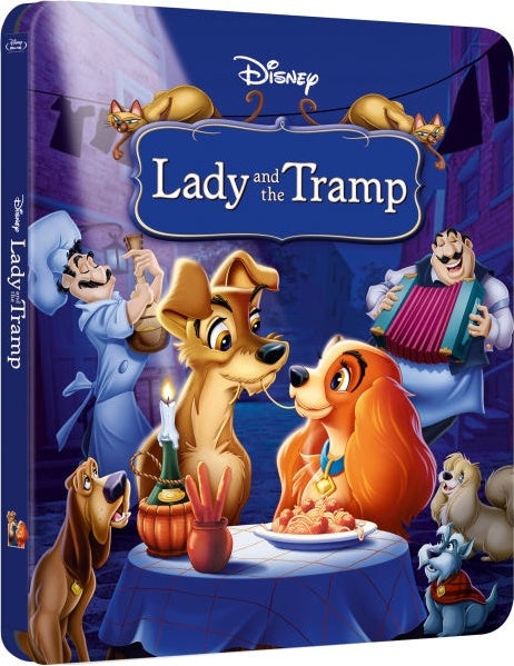 Lady and the Tramp SteelBook Blu-ray Zavvi Edition limitée Région Free