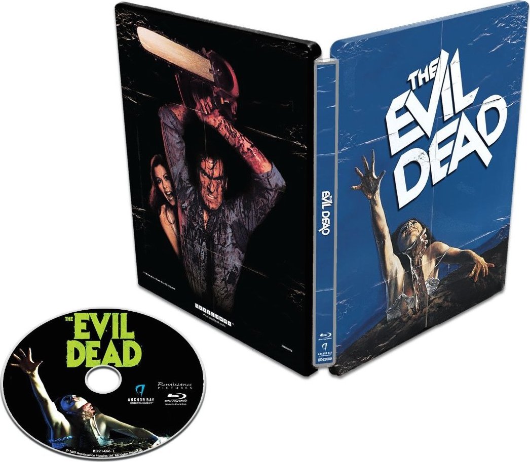 The Evil Dead  Sam Raimi 1981  Blu-ray Steelbook Bruce Campbell 2014  Region A