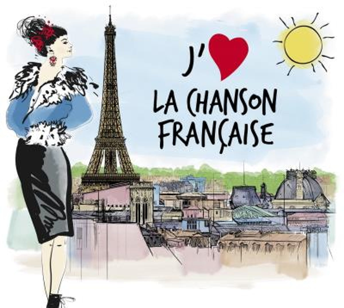 J'aime la Chanson Francaise  5 x CD, Compilation   Divers Artistes