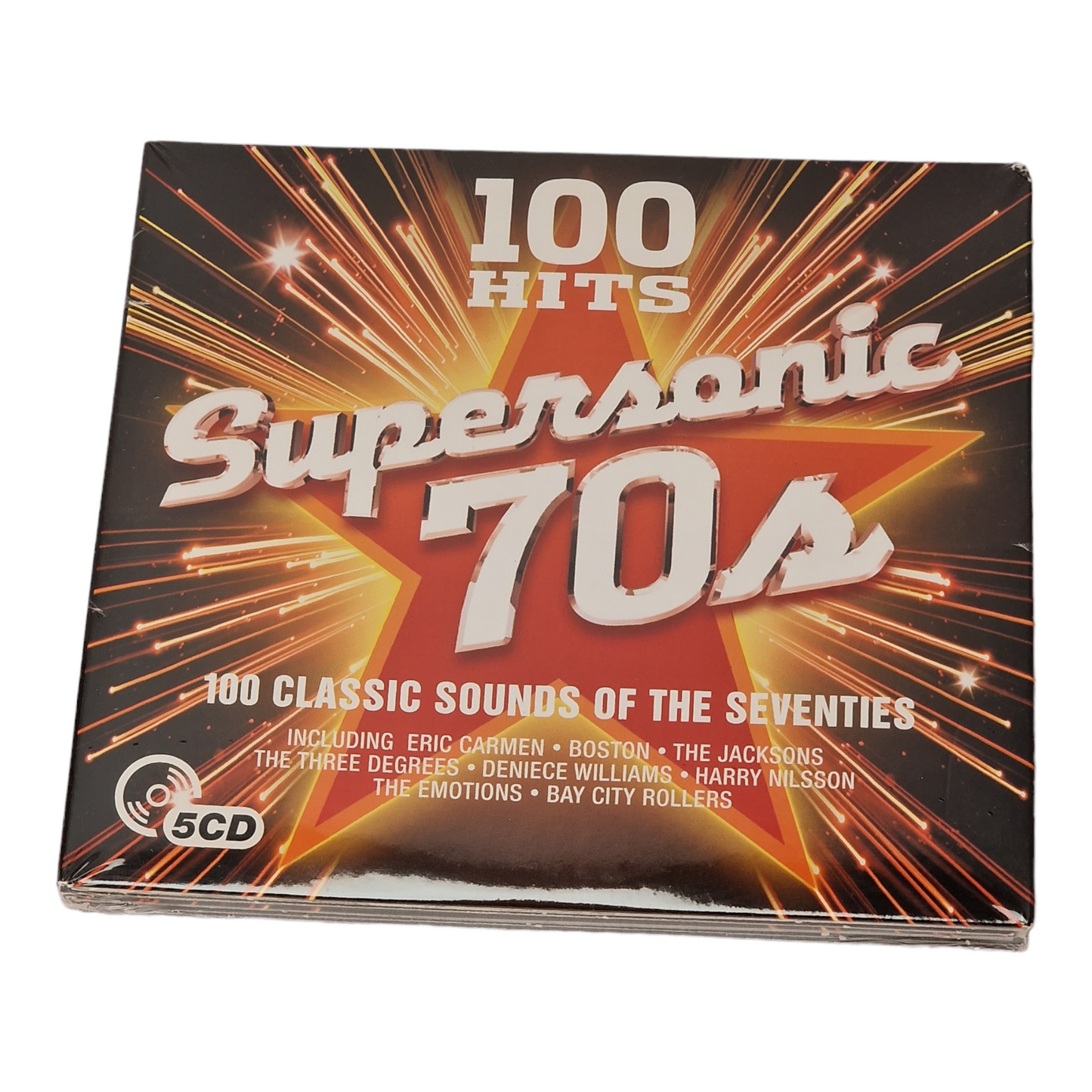 100 Hits: Supersonic 70's 5    x CD,  __Divers	Rock, Latin, Funk / Soul, Pop, Folk, World, & Country