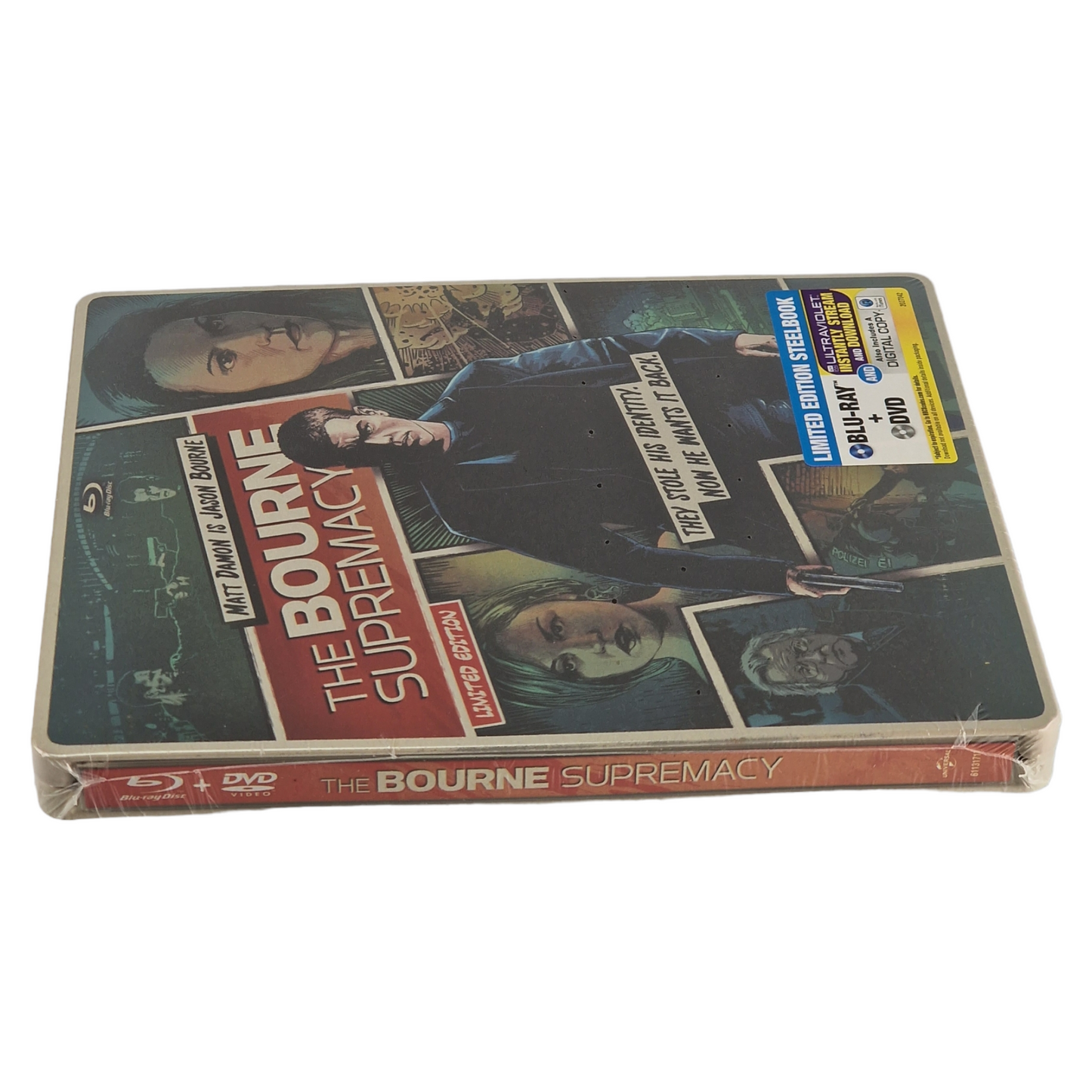 La Mort dans la peau [Jason Bourne 2 ] Blu-ray + DVD SteelBook Comic Book Zone A