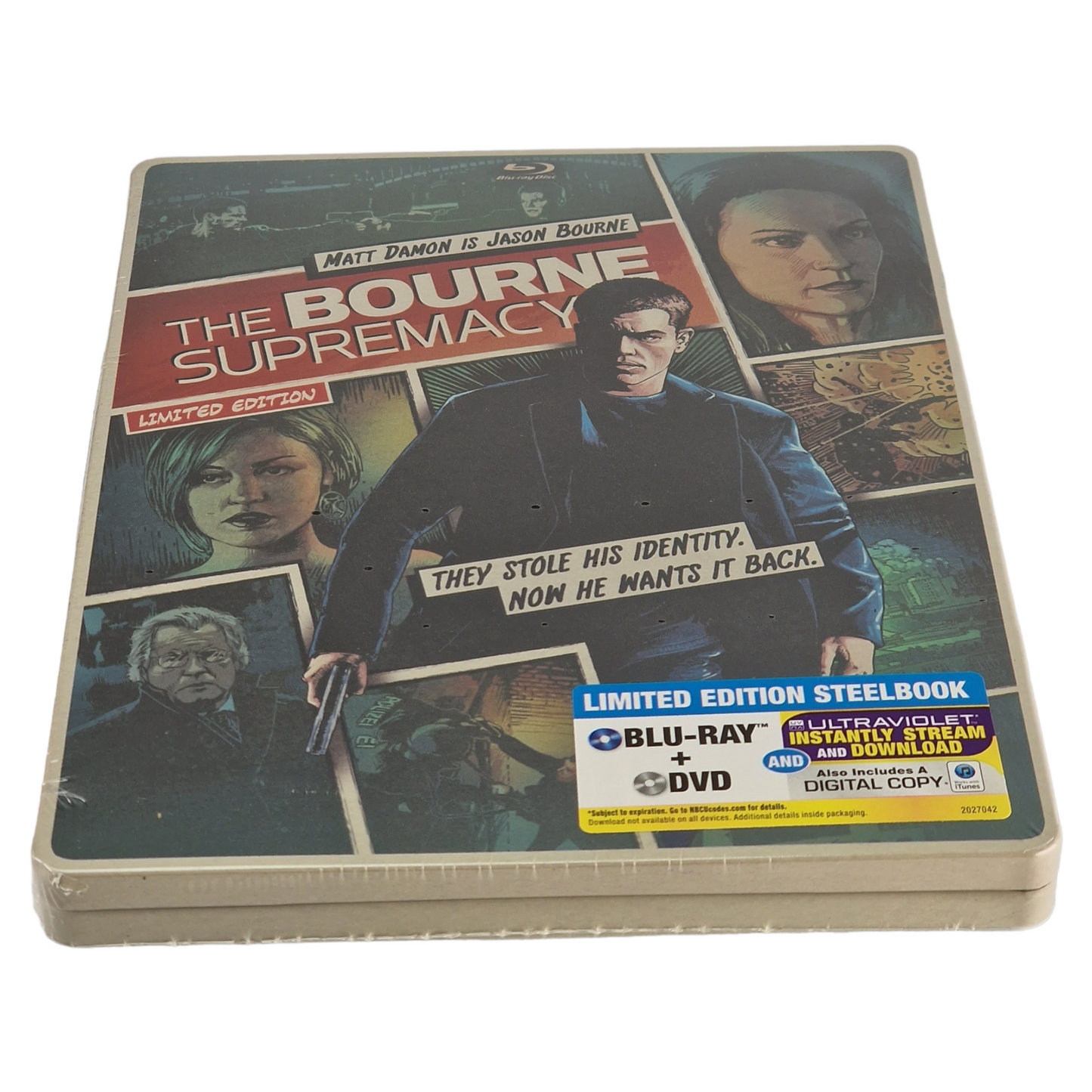 La Mort dans la peau [Jason Bourne 2 ] Blu-ray + DVD SteelBook Comic Book Zone A