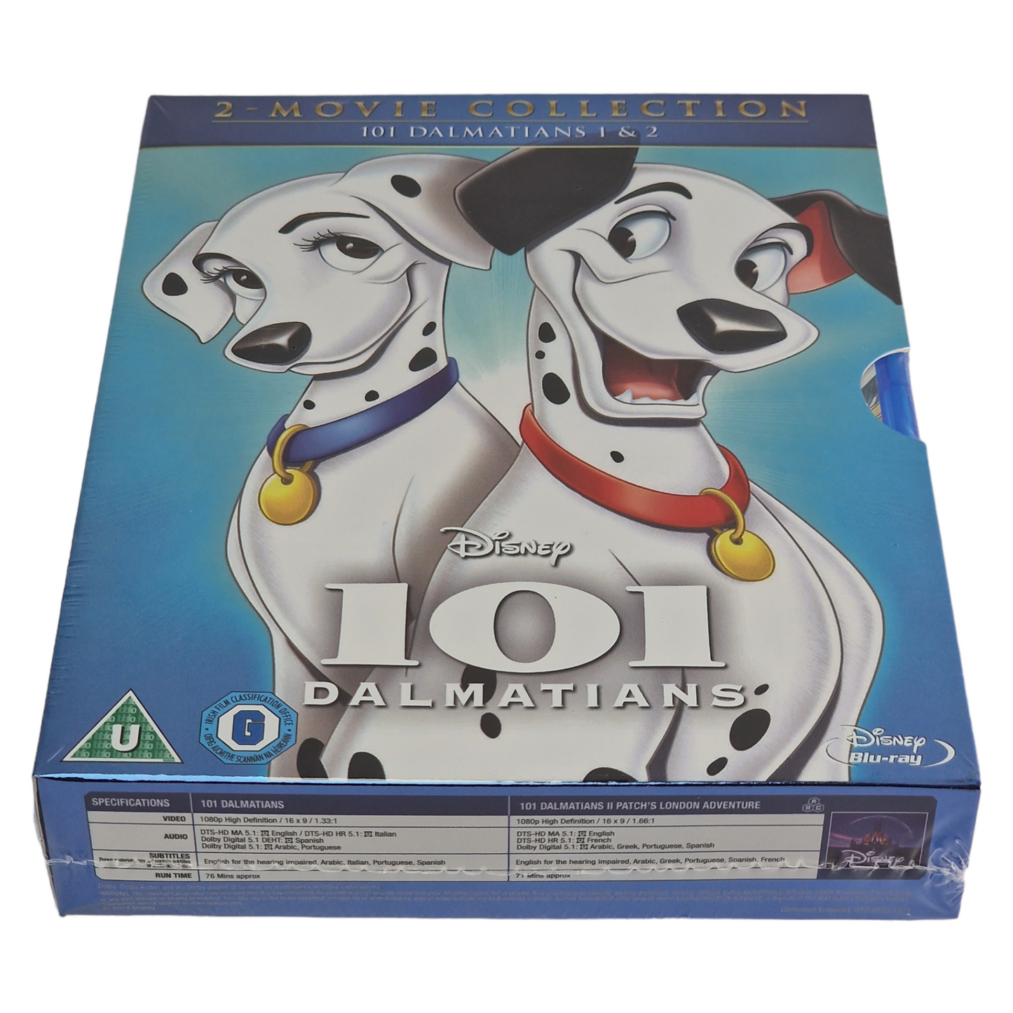 101 Dalmatians / 101 Dalmatians II Blu-ray [UK Import] [Region Free]Version Originale