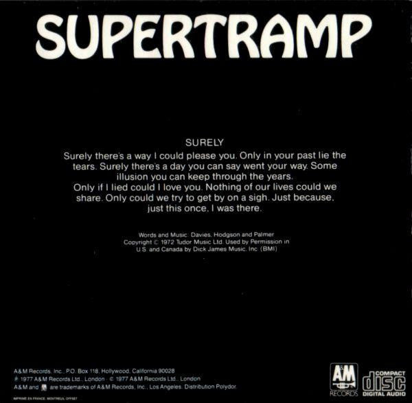 Supertramp – Supertramp  CD