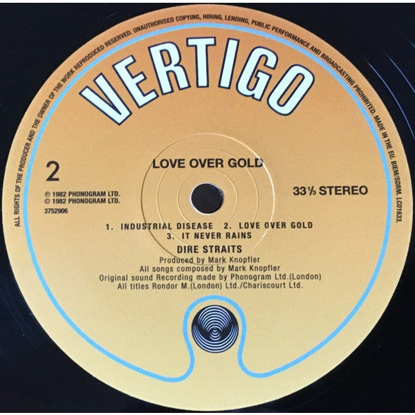 Dire Straits – Love Over Gold , Vinyle, LP, Album