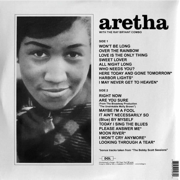 Aretha Franklin With The Ray Bryant Combo – Aretha ,  Vinyle, LP, Album