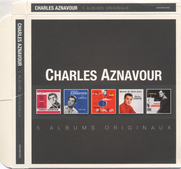 Charles Aznavour – 5 Albums Originaux  5 x CD   Classic Albums