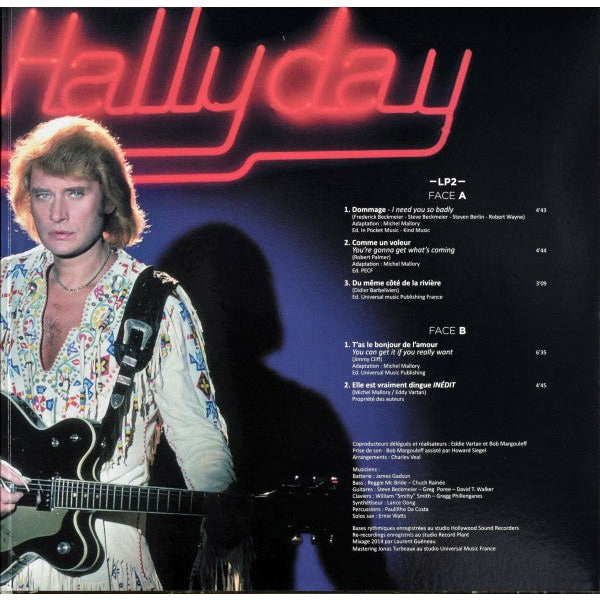 Johnny Hallyday Hollywood (Back To Black) Deluxe Edition  2 x Vinyle, LP, Album