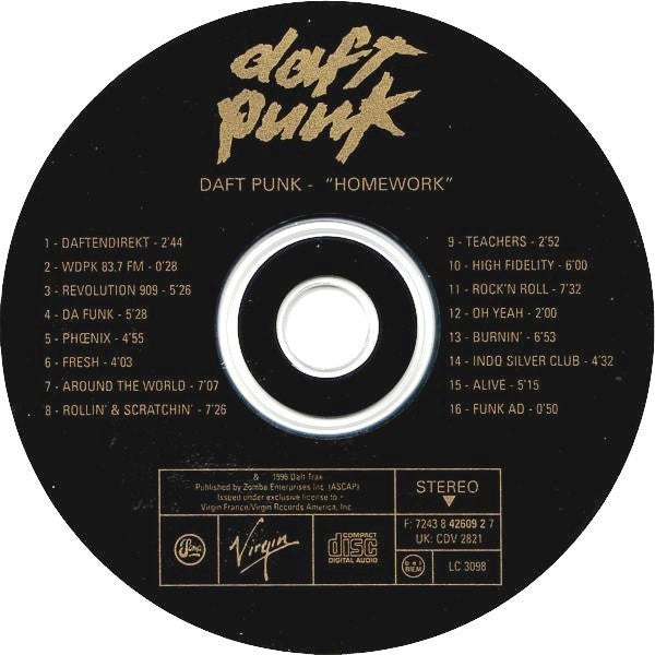 Daft Punk – Homework  CD, Compilation