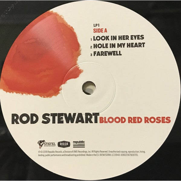 Rod Stewart – Blood Red Roses , 2 x Vinyle, LP, Album