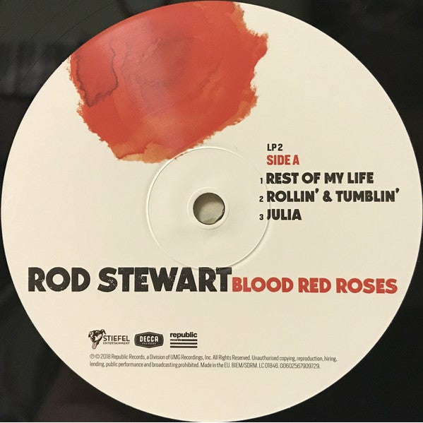 Rod Stewart – Blood Red Roses , 2 x Vinyle, LP, Album